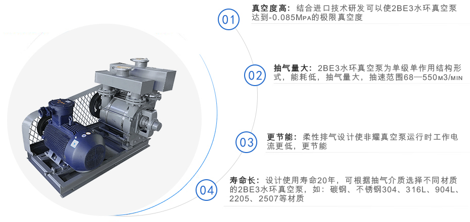 2BE3系列水环式真空泵